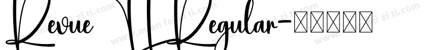 RevueTL Regular字体转换